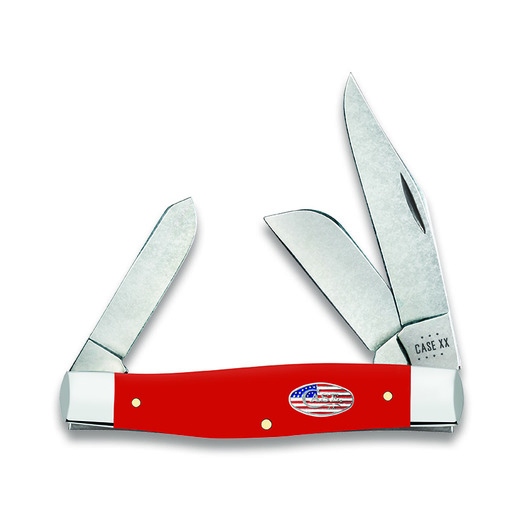 Case Cutlery American Workman Red Synthetic Large Stockman linkkuveitsi 73929