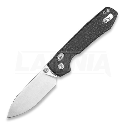 Zavírací nůž Vosteed Raccoon Crossbar - Micarta Black - Satin Drop
