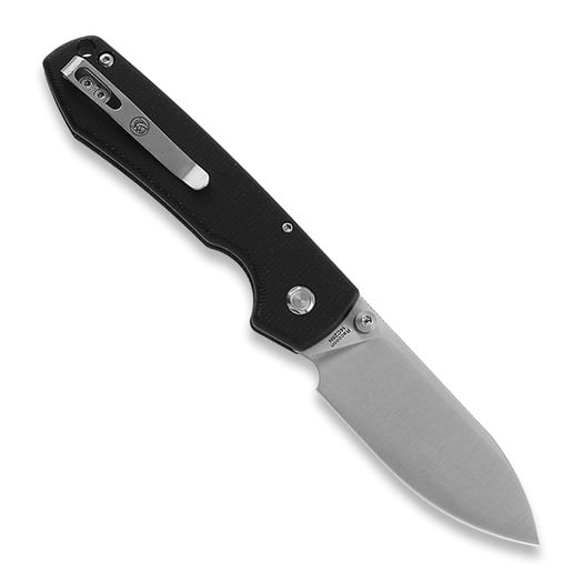 Vosteed Raccoon Button - Micarta Black - Satin Drop sklopivi nož