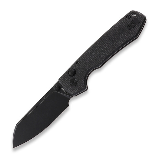 Складной нож Vosteed Raccoon Button - Micarta Black - B/W Cleaver