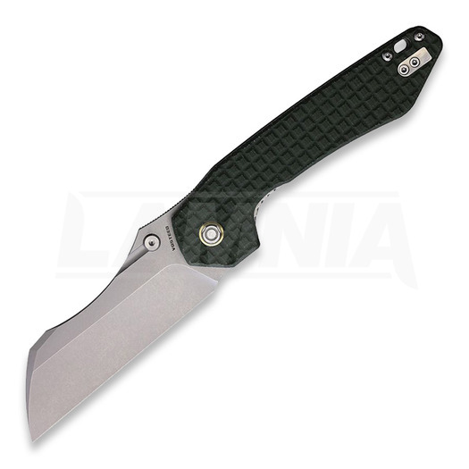 Couteau pliant Vosteed Gator Linerlock - Micarta Green - S/W Wharncliffe