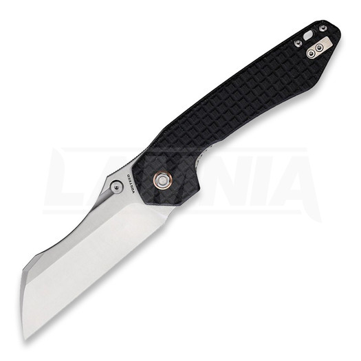 Vosteed Gator Linerlock - Micarta Black - Satin Wharncliffe folding knife