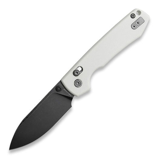 Vosteed Raccoon Crossbar - G-10 White - B/W Drop összecsukható kés