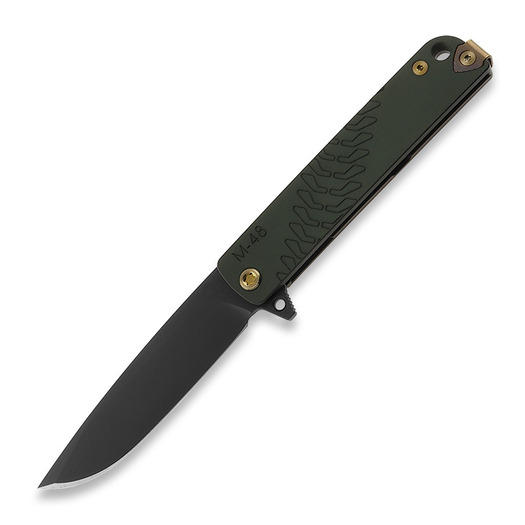 Medford M-48 折叠刀, S45VN PVD, 綠色