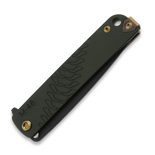 Medford M-48 folding knife, S45VN PVD, green