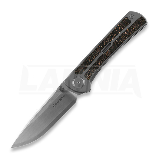 Maxace Peregrine folding knife, Sandblast/Copper CF