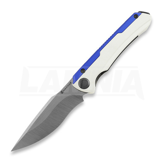 Maxace Kestrel סכין מתקפלת, Aluminum White G10