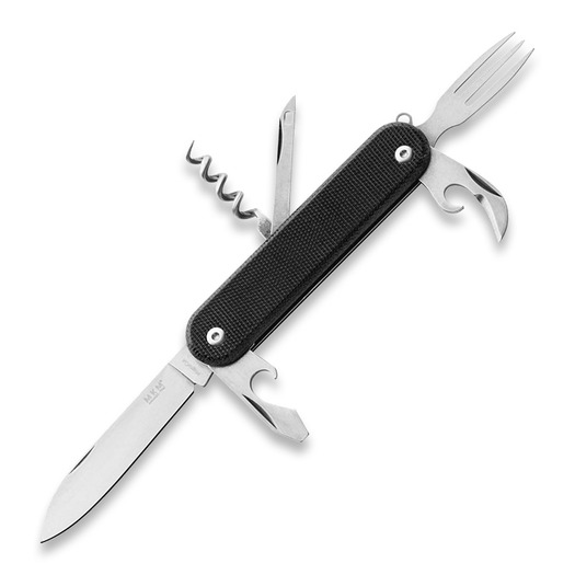 Multiherramienta MKM Knives Malga 6, Black Canvas Micarta MKMP06MAG-BC