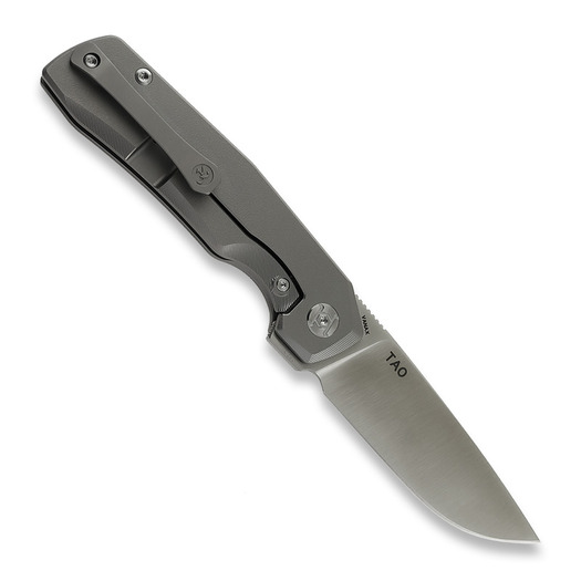 Kunwu Knives TAO II - Orange Peel Texture Ti - Satin sklopivi nož