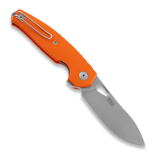 Πτυσσόμενο μαχαίρι GiantMouse ACE Jagt, πορτοκαλί
