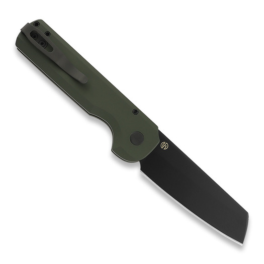 Arcform Slimfoot Auto - OD Green Anodize / Black Coated folding knife