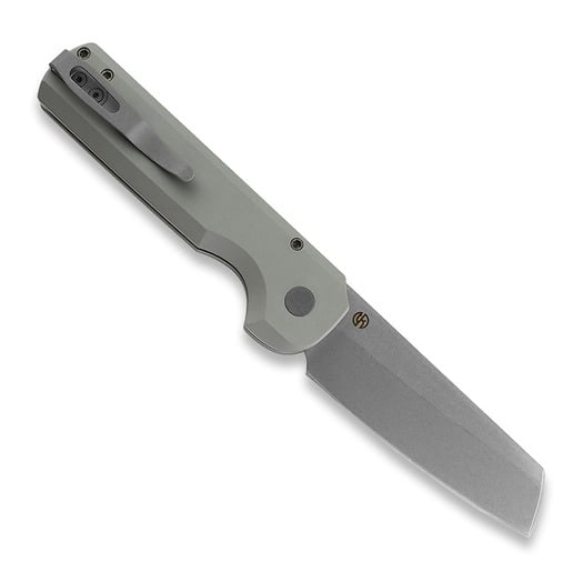 Nóż składany Arcform Slimfoot Auto - Gray Anodize / Stonewash