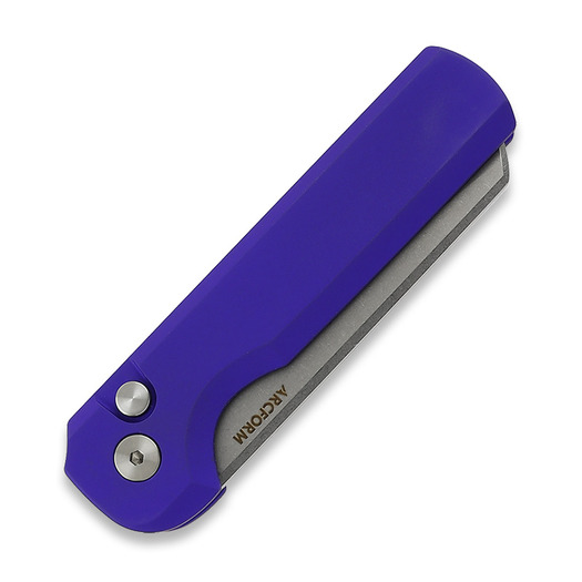 Arcform Slimfoot Auto - Purple Anodize / Stonewash Taschenmesser