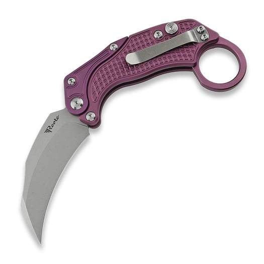 Zavírací nůž Reate EXO-K Stonewash, purpurový