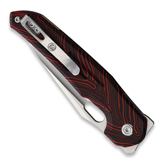 Πτυσσόμενο μαχαίρι Vosteed Thunderbird Trek Lock - G-10 Topo Red - Satin Tanto
