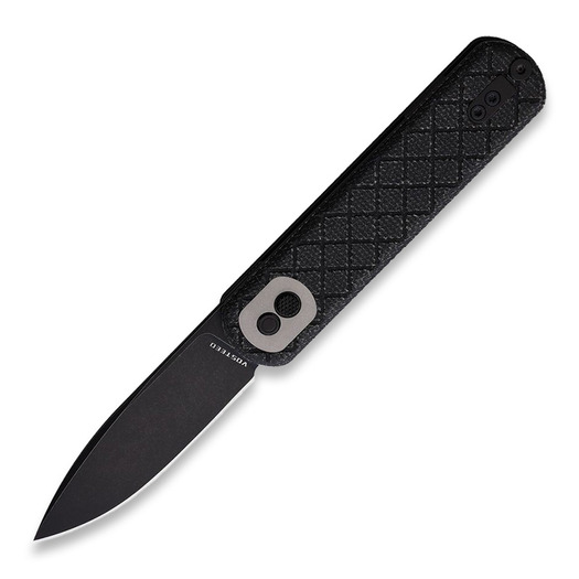 Nóż składany Vosteed Corgi Trek Lock - Micarta Black - B/W Drop