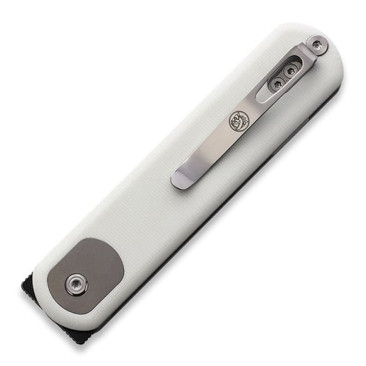 Vosteed Corgi Trek Lock - G-10 White - B/W Drop összecsukható kés
