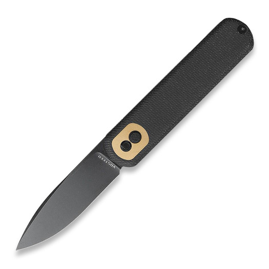 Vosteed Corgi Trek Lock - Micarta Black - B/W Drop összecsukható kés