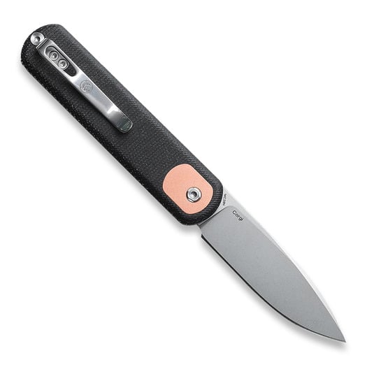 Складной нож Vosteed Corgi Trek Lock - Micarta Black - S/W Drop