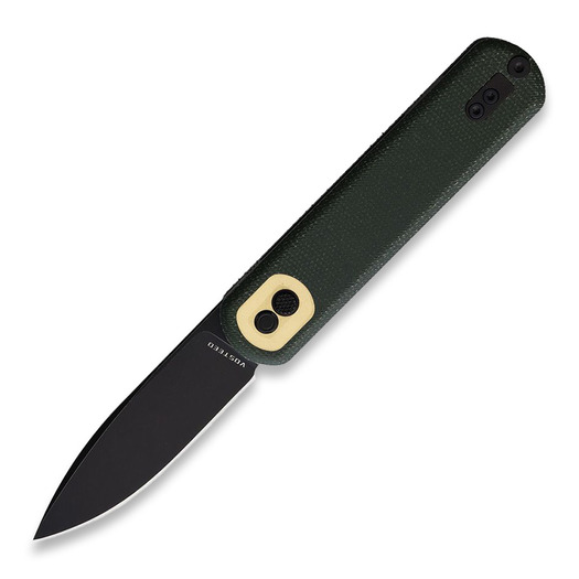 Vosteed Corgi Trek Lock - Micarta Green - B/W Drop összecsukható kés