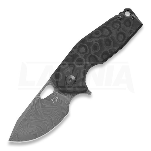 Fox Suru CF/Ti folding knife, Balbachdamast FX-526DCF