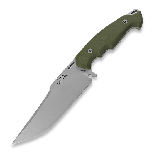 Hydra Knives LEGIO IX Sandblasted, Green G-10