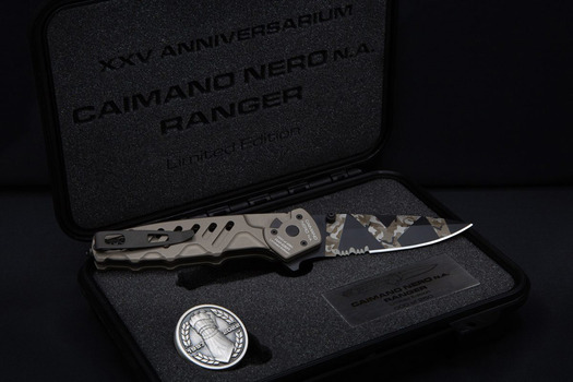 Extrema Ratio Caimano Nero N.A. Ranger XXV Anniversarium Limited Edition kääntöveitsi