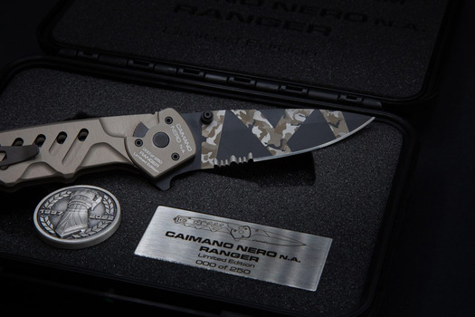 Πτυσσόμενο μαχαίρι Extrema Ratio Caimano Nero N.A. Ranger XXV Anniversarium Limited Edition