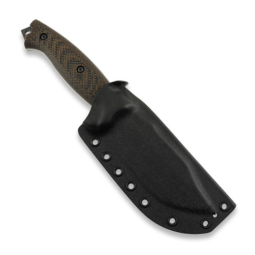 Нож Work Tuff Gear Asset SK85, Dark Washed, Tiger Stripes Gator