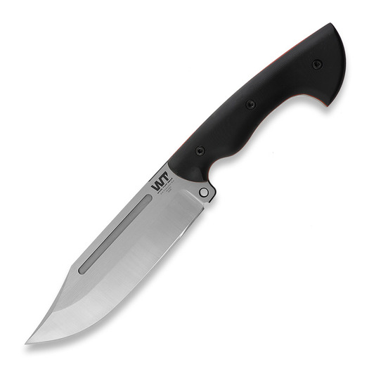 Work Tuff Gear PWB-7 SK85 Gen 2 ナイフ, Two Tone Satin, Black/Red Liner G10