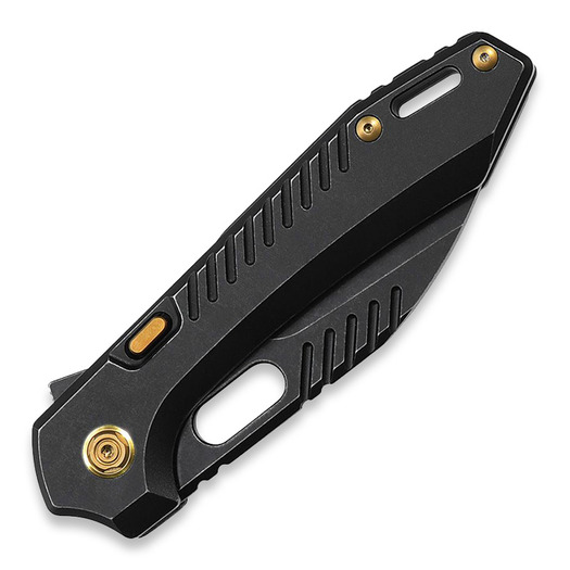 Vosteed RSKAOS Top Linerlock - Titanium B/W - Black Wharncliffe סכין מתקפלת