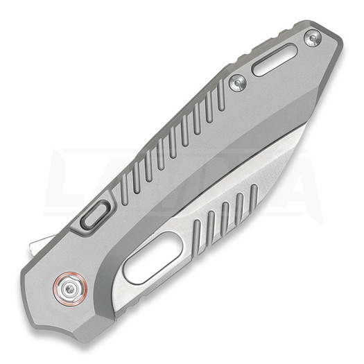 Vosteed RSKAOS Top Linerlock - Titanium S/W - Satin Wharncliffe folding knife