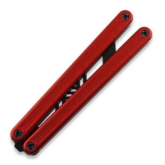Glidr Arctic 2 Tumbled balisong trainer, Ruby