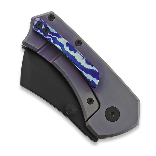 Складной нож Urban EDC Supply Dutchman - Titanium with Mokuti Clip
