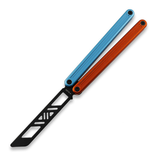Balisong trainer Glidr Arctic 2 Tumbled, Fire and Ice