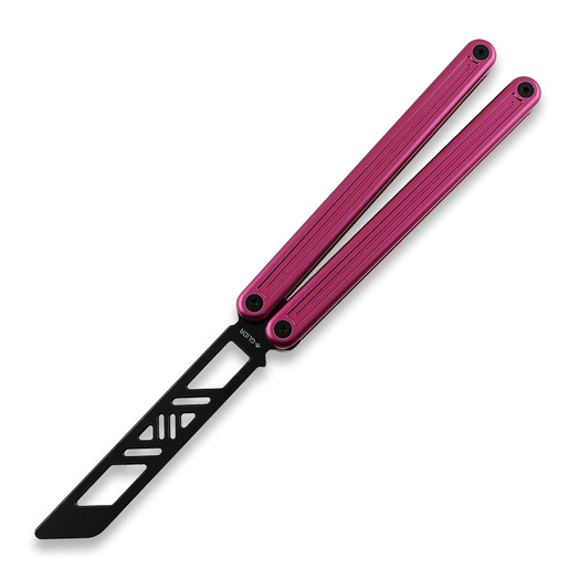 Glidr Arctic 2 Tumbled balisong trainer, Flamingo Pink