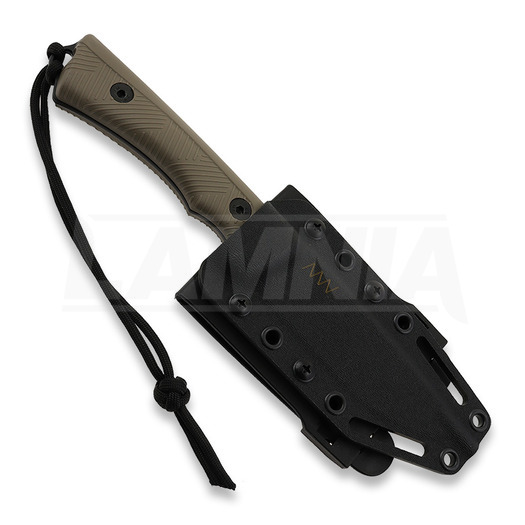 ANV Knives P200 Sleipner knife, Black/Coyote