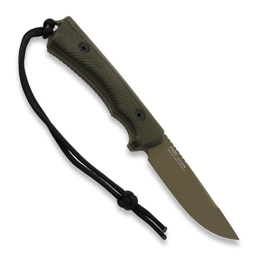 Couteau ANV Knives P200 Sleipner, Coyote/Olive
