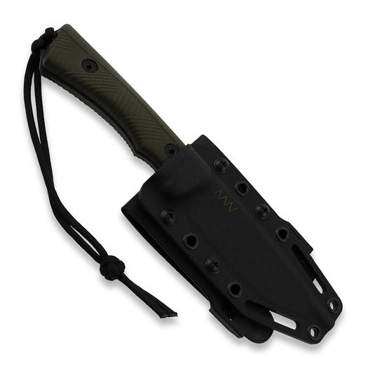 ANV Knives P200 Sleipner 칼, Black/Olive