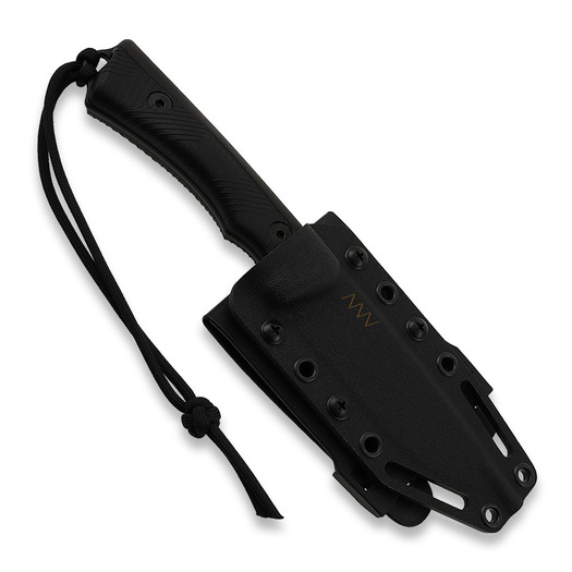 ANV Knives P200 Sleipner kés, Black/Black