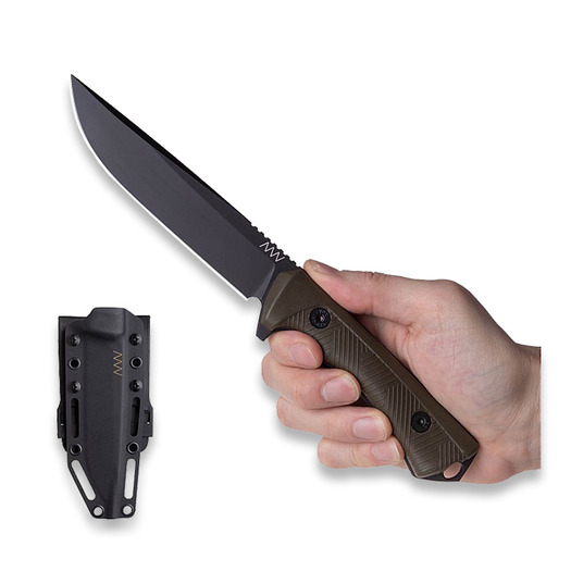 ANV Knives P300 Sleipner Black/Olive kés
