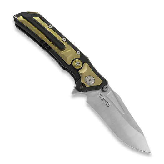 Maxace Hephaestus CPM 3V folding knife, Golden TC4