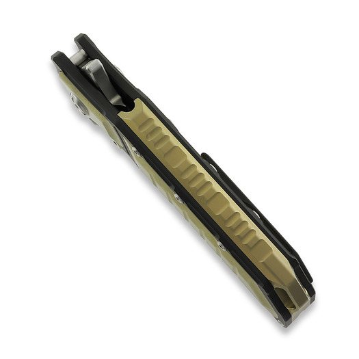Maxace Hephaestus CPM 3V 折り畳みナイフ, Golden TC4
