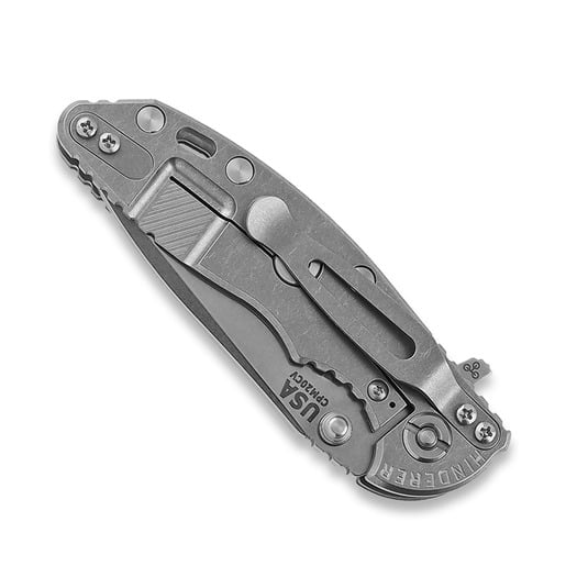 Складной нож Hinderer 3.0 XM-18 Spanto Tri-Way Stonewash Translucent Green G10
