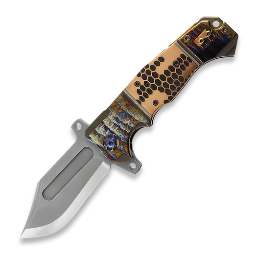 Nóż składany Andre de Villiers Badlands Bowie, Copper
