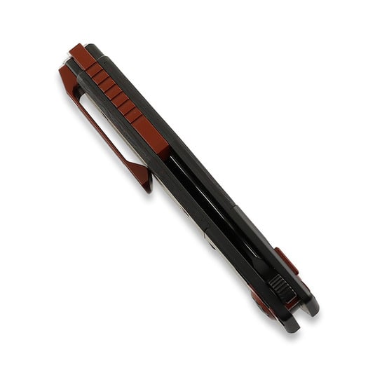 Andre de Villiers Ronin BL Taschenmesser, Red Marble CF, Red/Black