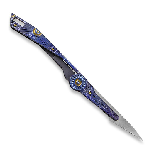 Titaner Titanium Micro Knife Falcon összecsukható kés, Deep Sea