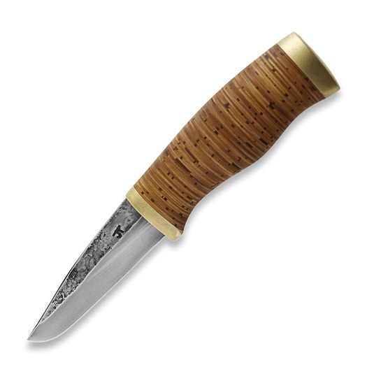 Coltello da caccia JT Pälikkö A bushcraft knife with a bark handle