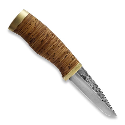 Jahinuga JT Pälikkö A bushcraft knife with a bark handle