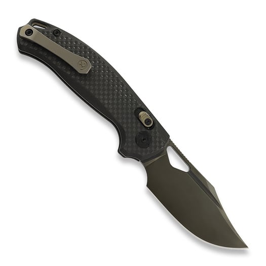 Kunwu Knives Django - Carbon Fiber - DLC 折り畳みナイフ